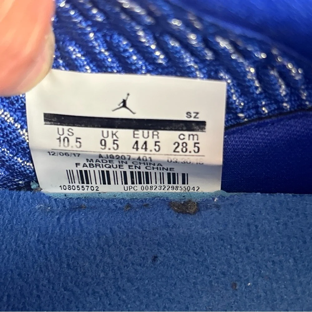 Jordan Flyknit‎ Elevation 23 Men's 10.5 Game Royal Basketball Sneakers